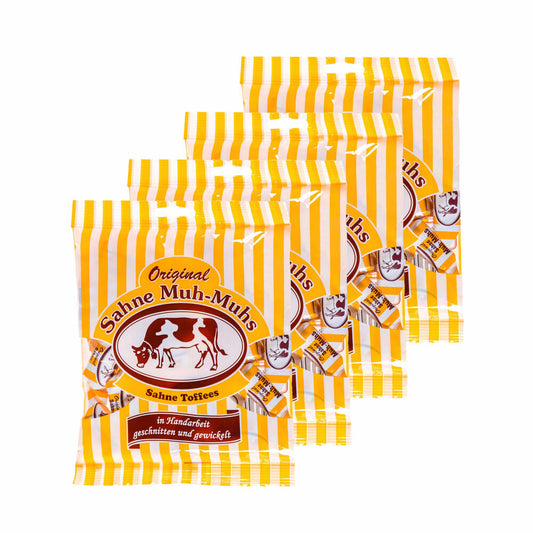 Original Sahne Muh-Muhs Toffees, 4 x 1000 g