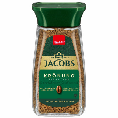 Jacobs Krönung, Soluble Coffee, Instant Coffee, Instant Coffee, Soluble Coffee, Glass, 100 g
