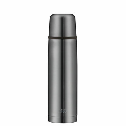 Alfi Isolierflasche Isotherm Perfect automatic, Isoflasche, Thermoflasche, Flasche, Edelstahl, Grey, 750 ml, 5737.234.075