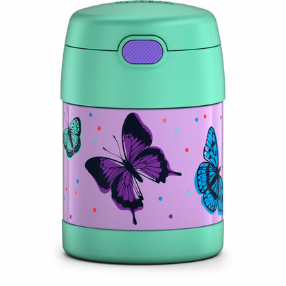 THERMOS kids Isolier-Speisegefäß FUNTAINER FOOD JAR, Speisebehälter, Thermobehälter, Edelstahl, Butterflies, 300 ml, 4110401030