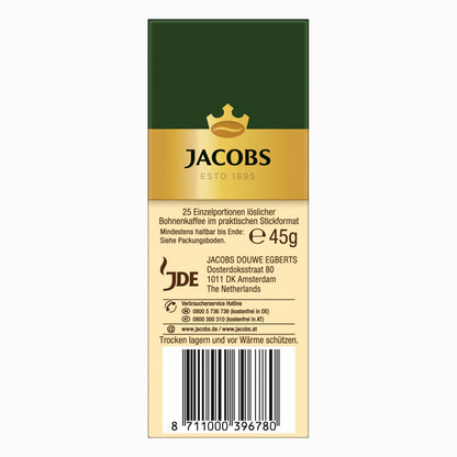 Jacobs Typ Café Crema, 3er Pack, löslicher Kaffee, Instantkaffee, Instant, 3 x 25 Portionen