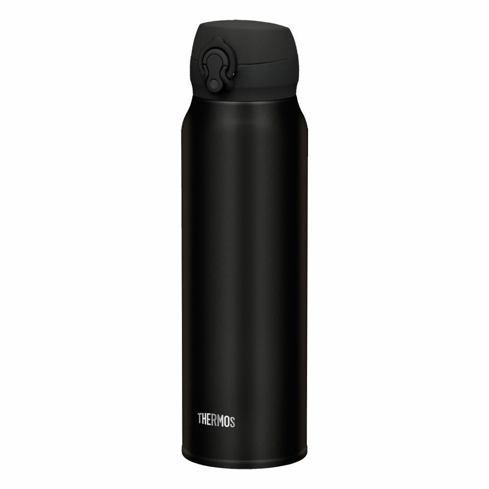THERMOS Thermos Bottle Ultralight, Drinking Bottle, Iso Bottle, Lightweight, Stainless Steel, Matt Black, 0.75 L, 4035.232.075