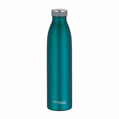 THERMOS ThermoCafé Thermos Bottle TC Bottle, Drinking Bottle, Iso Bottle, Stainless Steel, Matt Teal 0.75 L, 4067.255.075