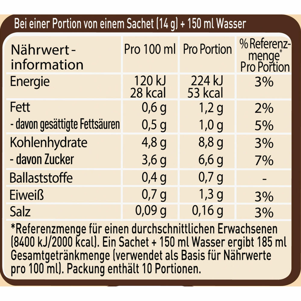 Nescafé Gold Typ Cappuccino Cremig Zart, Löslicher Bohnenkaffee, Instantkaffee, Kaffee, 12 x 10 Portionen