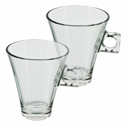 Nescafé Dolce Gusto Chococino Design Glass, Set of 2, Cocoa Cup, Cocoa Cup, Mug, 200 ml