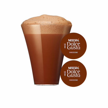 Nescafé Dolce Gusto Chococino Kakao, Kakaokapsel, Schokolade, 16 Kapseln (8 Portionen)