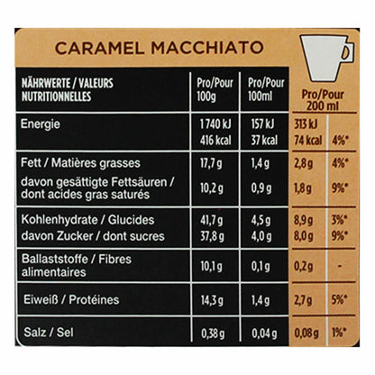 Nescafé Dolce Gusto Starbucks Caramel Macchiato, Latte Macchiato mit Karamell, Kaffeekapsel, Röstkaffee, 12 Kapseln