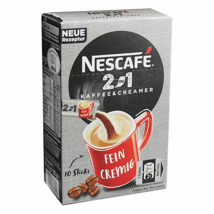Nescafé 2in1 Sticks, Instant Coffee with Creamer, Instant Coffee, 80 Portion Sticks
