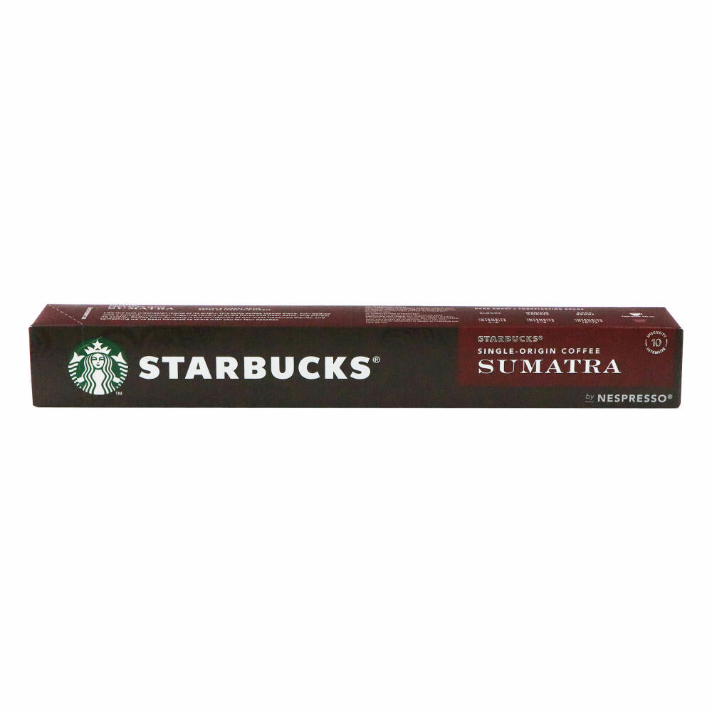 Starbucks Sumatra Single Origin Coffee, Coffee, Roasted Coffee, Nespresso Compatible, Coffee Capsules, 10 Capsules