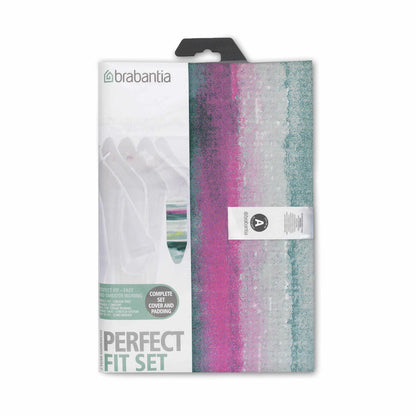 Brabantia cotton cover with 4mm foam and felt, ironing board cover, Morning Breeze, 110 x 30 cm, 118784