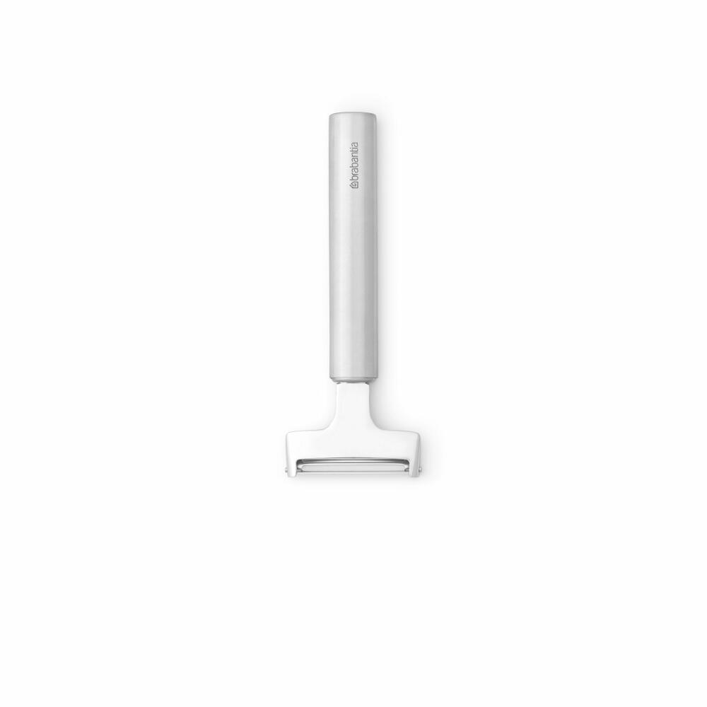 Brabantia Peeler ProfileY-Form, Cooking Utensil, Kitchen Aid, Steel, Matt Steel, 15 cm, 250286