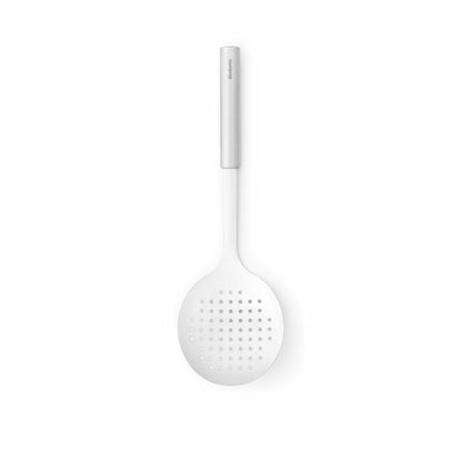 Brabantia Schaumlöffel Profile, Siebkeller, Kochutensil, Stahl, Matt Steel, 32.8 cm, 250569