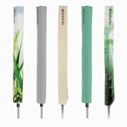 Brabantia protective cover for standard rotary clothes dryer, weather protection cover, cover, protective cover, weatherproof, Green / Camel / Forest / Grass / Ghecko assorted, 150 cm, 420146