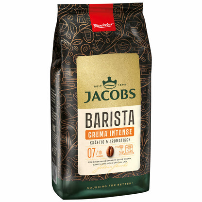 Jacobs Barista Editions Crema Intense, Bohnenkaffee, ganze Bohnen, Röstkaffee, Kaffeebohnen, 1000 g