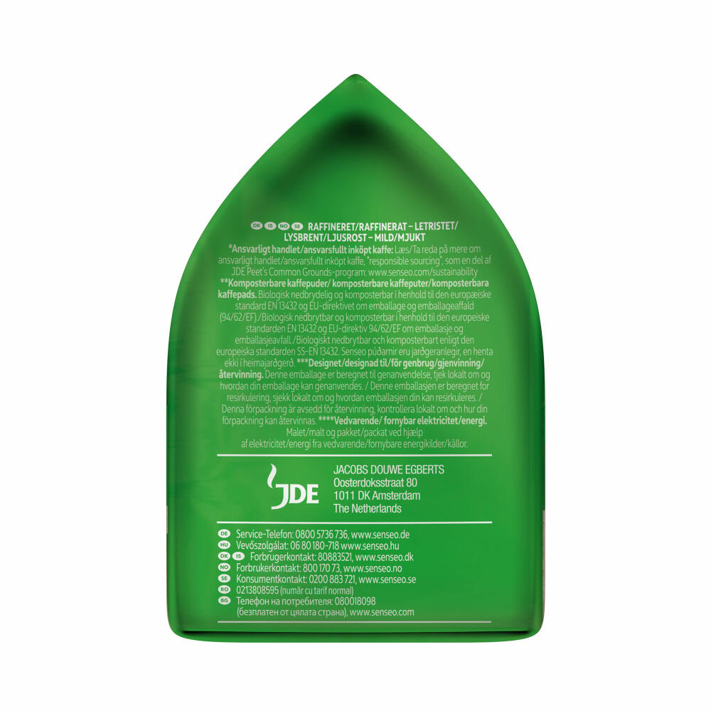 Senseo Kaffeepads Mild, Feiner und Samtweicher Geschmack, Kaffee, 16 Pads