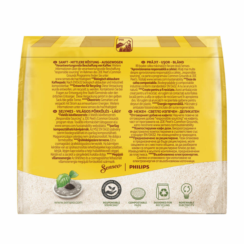 Senseo Coffee Pads Good Morning XL, Full-Bodied, 10 Coffee Pads, 125 g