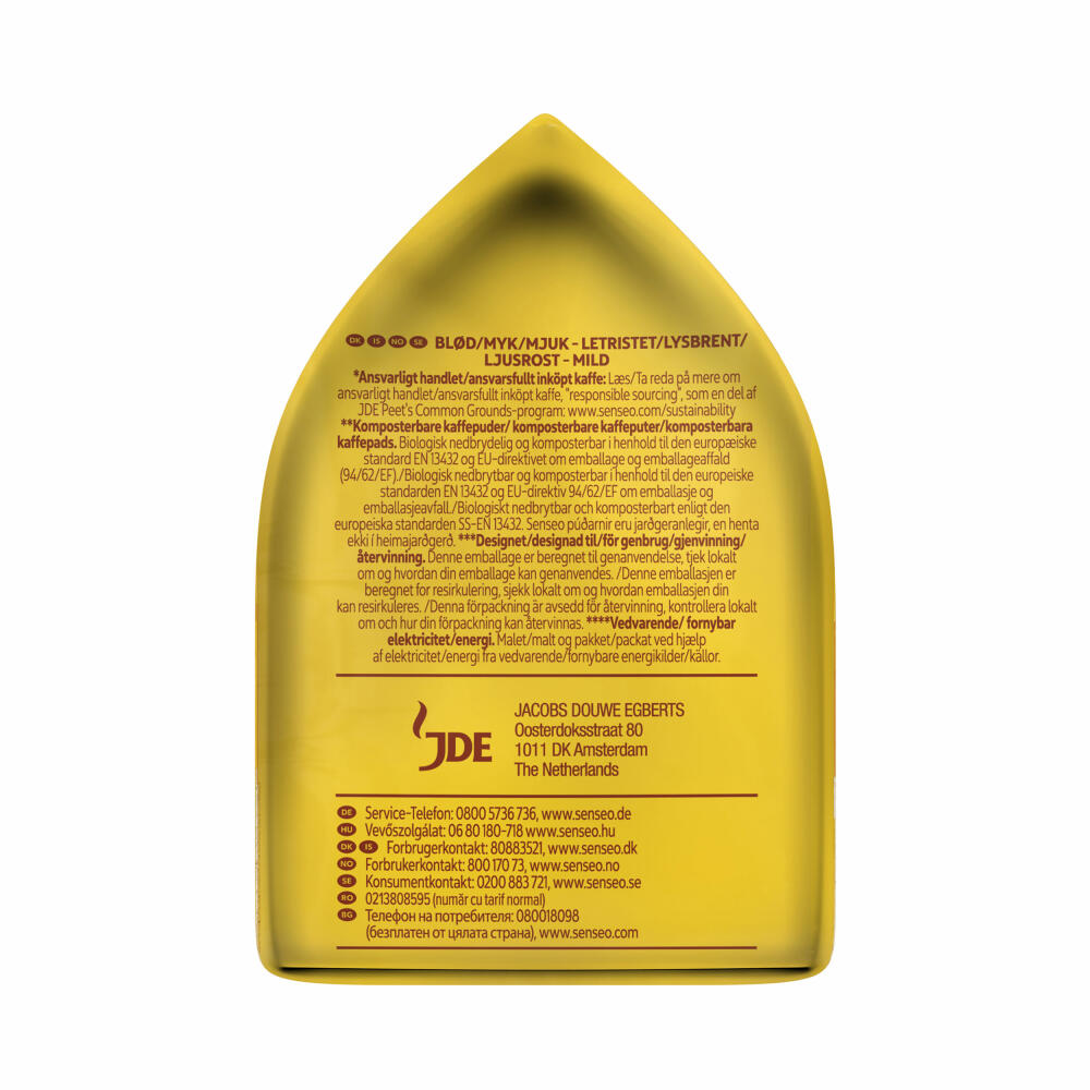 Senseo Kaffeepads Guten Morgen XL, Vollmundig, 10 Kaffee Pads, 125 g