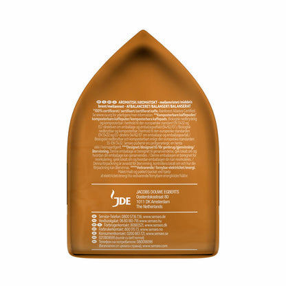 Senseo Caffe Crema, Kaffeepads, Aromatisch und Vollmundig, Röstkaffee, Kaffee, 16 Pads