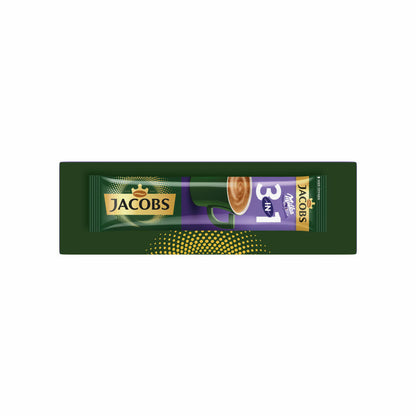 Jacobs 3in1 Milka, Instant-Kaffee mit Kakao, löslicher Bohnenkaffee, 10 Sticks