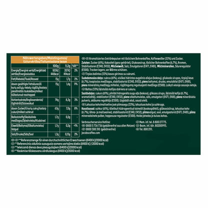 Jacobs 3in1 löslicher Kaffee, Typ Caramel, Karamell Kaffeegetränk, Instantkaffee, 10 Becherportionen