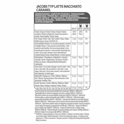 Tassimo Jacobs Latte Macchiato Caramel, Kaffee, Karamell, Milchkaffee, Kapsel, 16 T-Discs / 8 Portionen
