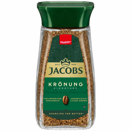 Jacobs Krönung, Soluble Coffee, Instant Coffee, Instant Coffee, Soluble Coffee, Glass, 200 g