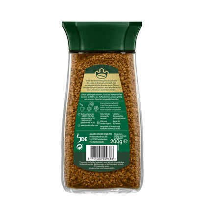 Jacobs Krönung, Soluble Coffee, Instant Coffee, Instant Coffee, Soluble Coffee, Glass, 200 g