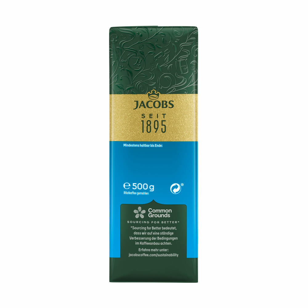 Jacobs Auslese Mild &amp; Gentle, ground roasted coffee, filter coffee, coffee, 500 g