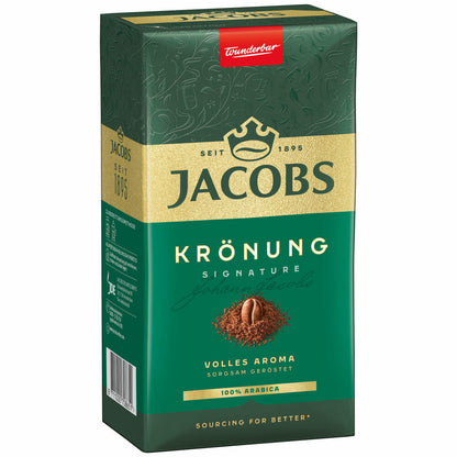 Jacobs Krönung Classic Ground, ground roasted coffee, filter coffee, coffee, 500 g
