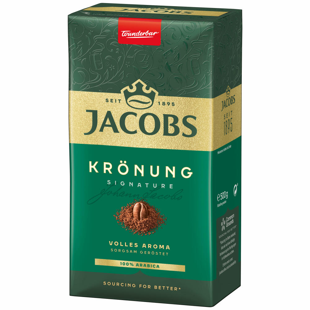 Jacobs Krönung Classic Ground, ground roasted coffee, filter coffee, coffee, 500 g