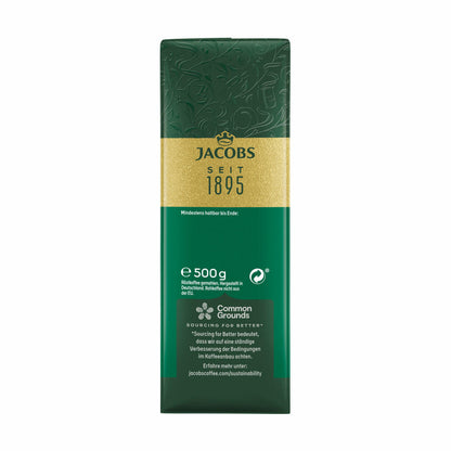 Jacobs Krönung Mild Gemahlen, gemahlener Röstkaffee, Filterkaffee, Kaffee, 500 g