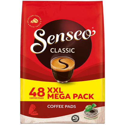 Senseo Kaffeepads Classic / Klassisch, Intensiver und Vollmundiger Geschmack, Kaffee, 48 Pads