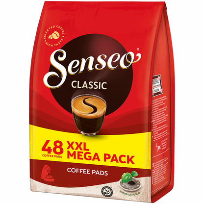 Senseo Kaffeepads Classic / Klassisch, Intensiver und Vollmundiger Geschmack, Kaffee, 48 Pads