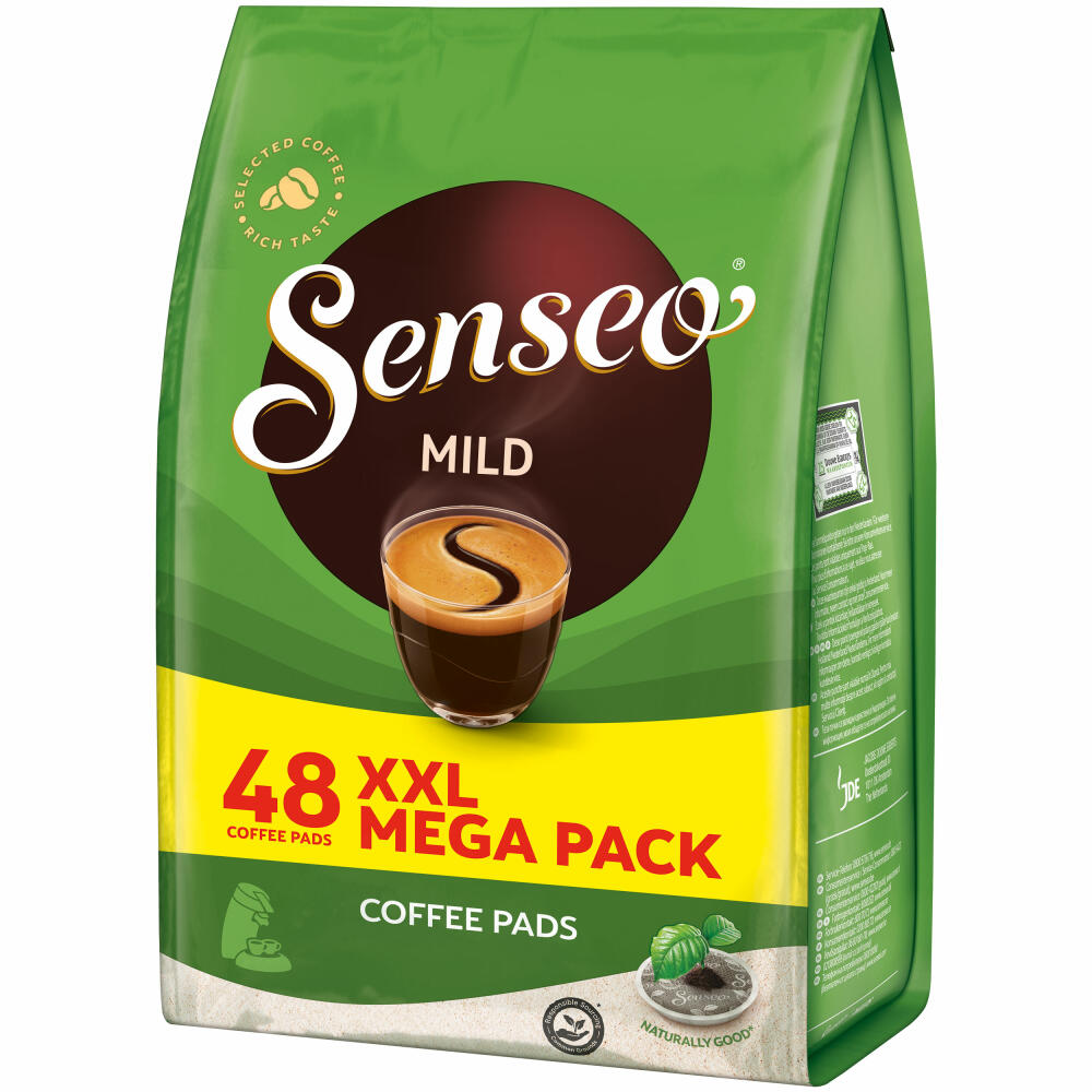 Senseo coffee pads Mild Roast, fine and velvety taste, coffee pads for coffee pad machines, 48 ​​pads