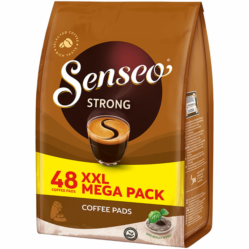 Senseo Coffee Pads Strong / Strong, Powerful Taste, Coffee, 48 Pads