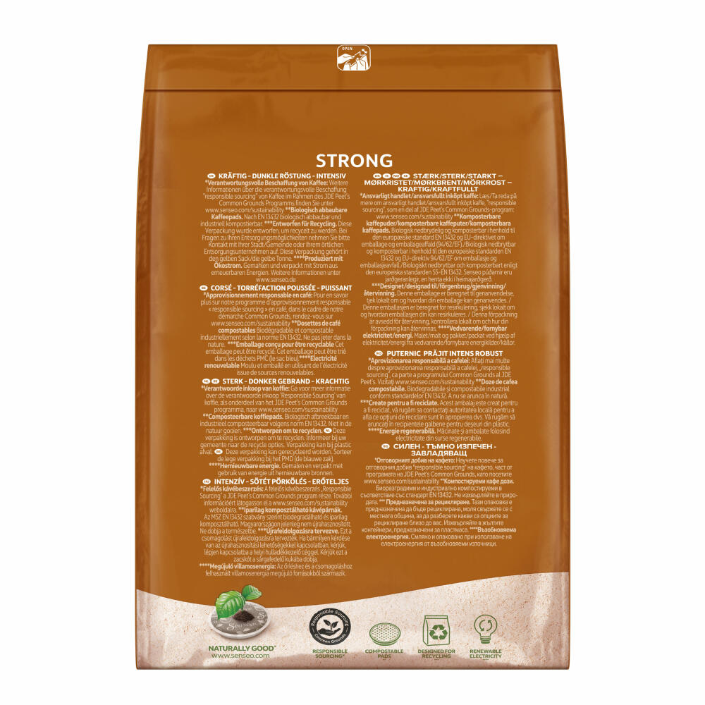 Senseo Coffee Pads Strong / Strong, Powerful Taste, Coffee, 48 Pads