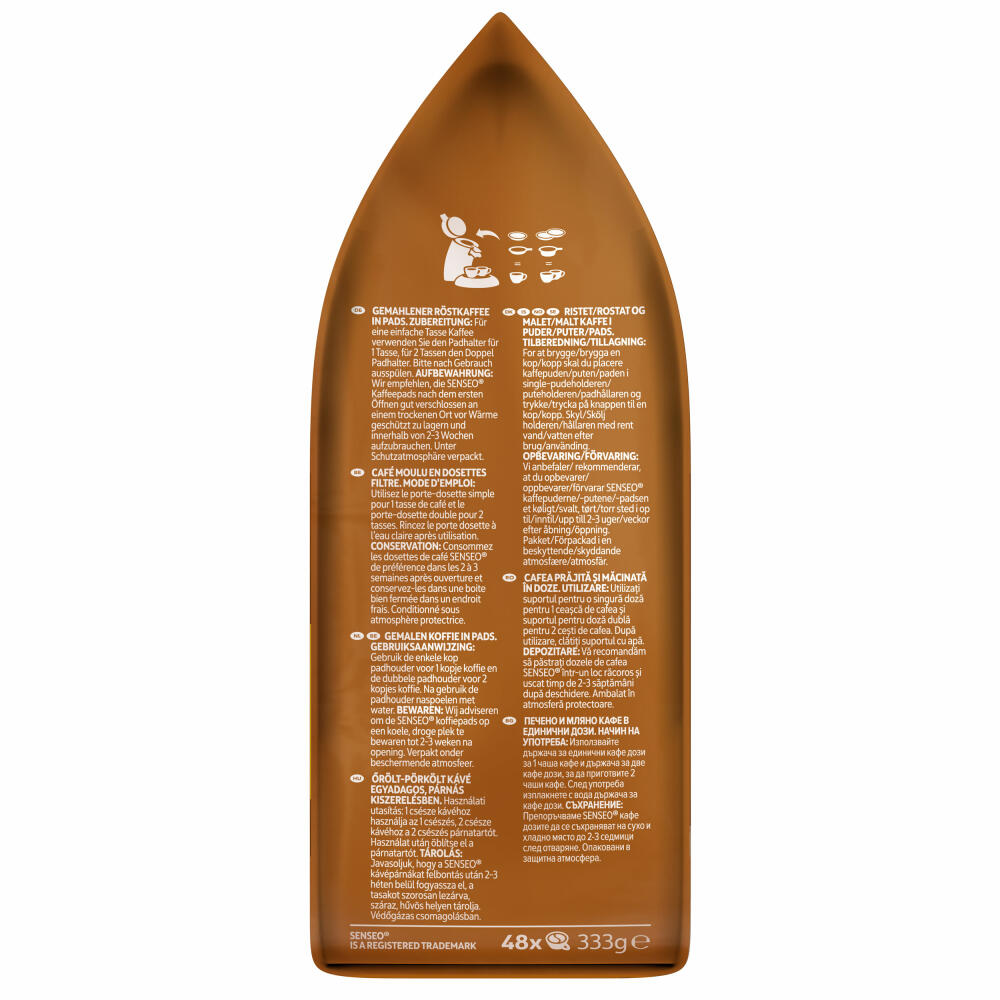 Senseo Coffee Pads Strong / Strong, Powerful Taste, Coffee, 48 Pads