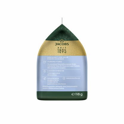Jacobs Kaffeepads Crema Pads, Mild, Milder & Weicher Geschmack, Kaffee, 18 Pads