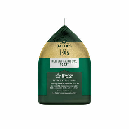Jacobs Kaffeepads Crema Pads, Klassisch, Samtiger & Weicher Geschmack, Kaffee, 18 Pads
