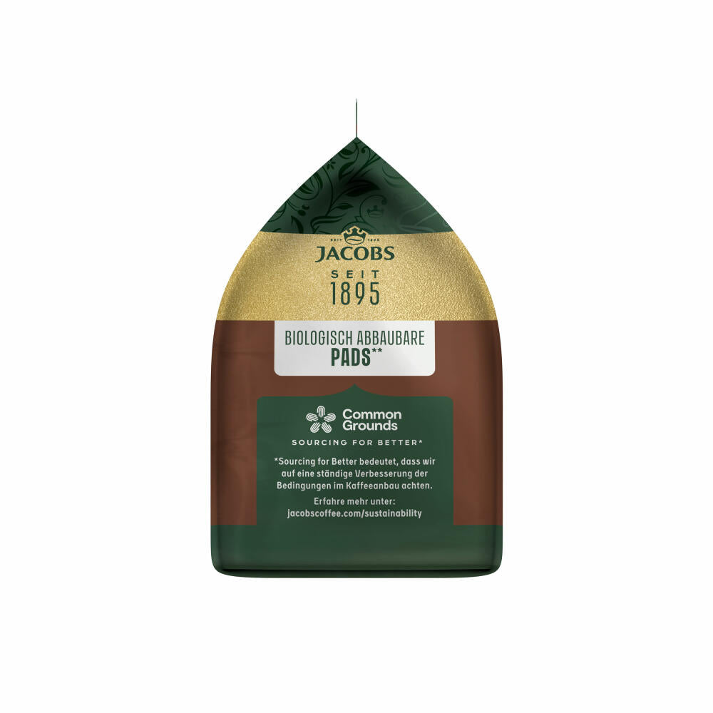 Jacobs Coffee Pads Crema Pads, Strong, Intense &amp; Full-Bodied Taste, Coffee, 18 Pads