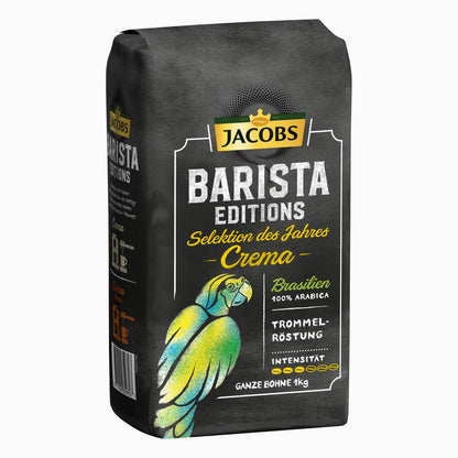Jacobs Barista Editions Selektion des Jahres Brasilien, Bohnenkaffee, ganze Bohnen, Röstkaffee, Kaffeebohnen, 1000 g