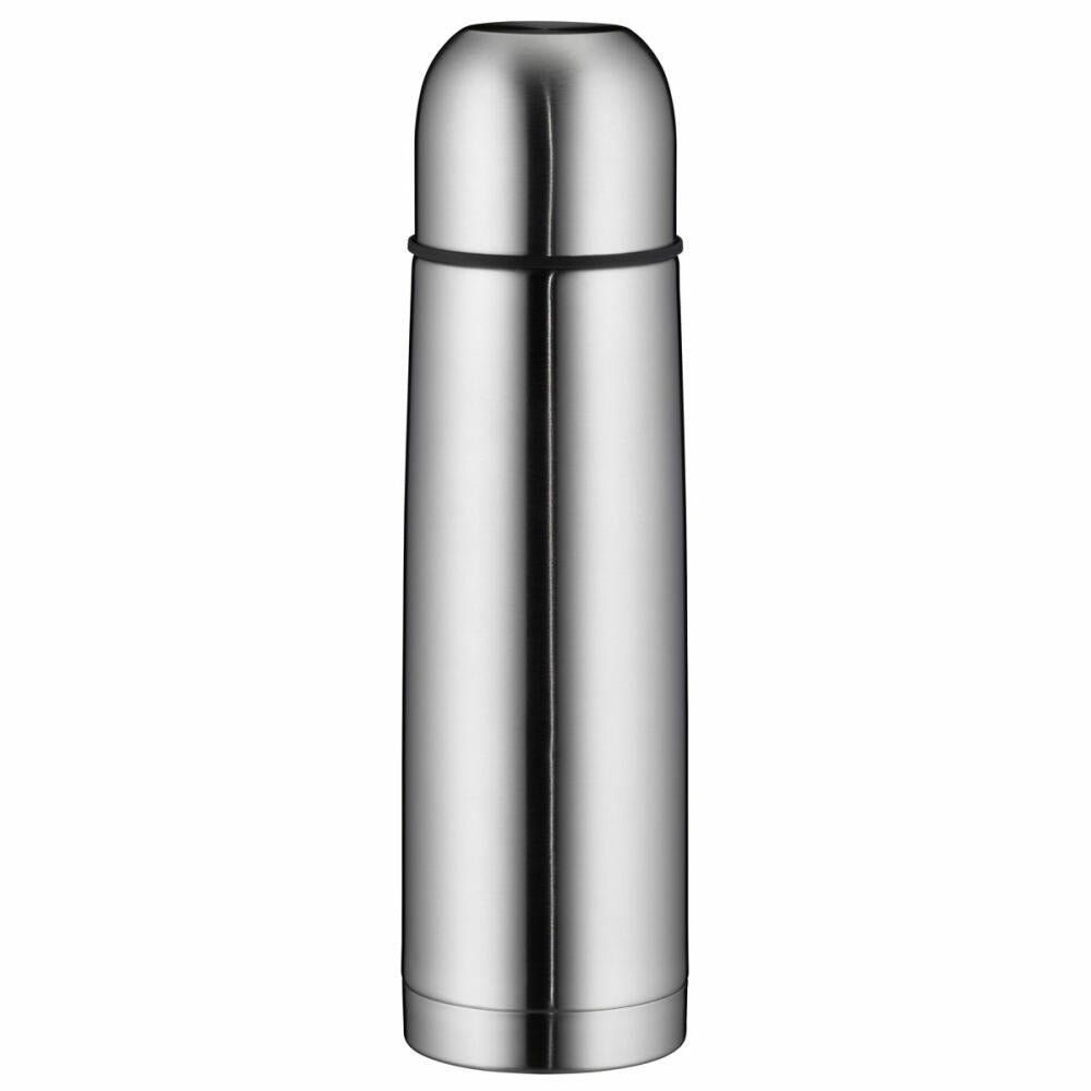 Alfi isoTherm Eco Isolierflasche, Thermoflasche, Trinkflasche, Thermokanne, Drehverschluss, Edelstahl mattiert, 1,0l, 5447205100