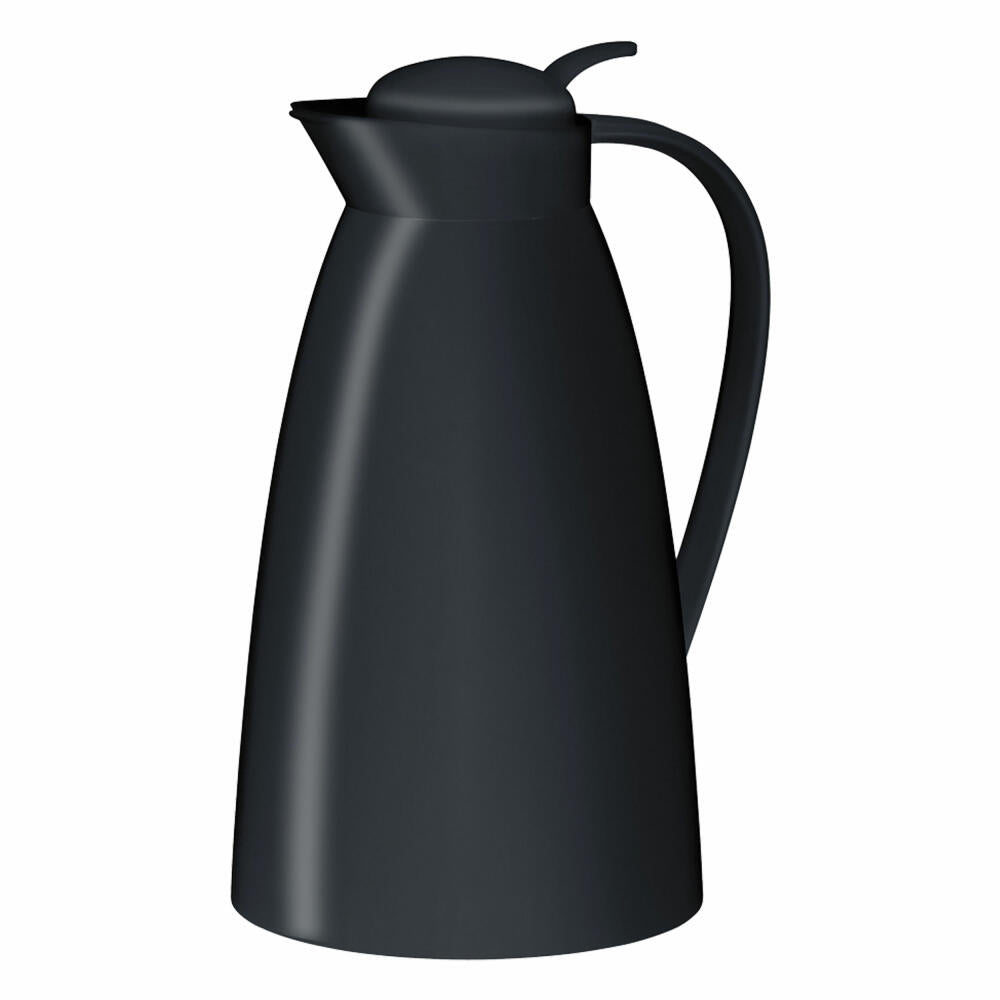 Alfi Isolierkanne Eco, Thermokanne, Kaffeekanne, Teekanne, Kunststoff, schwarz 1,0l, 0825020100
