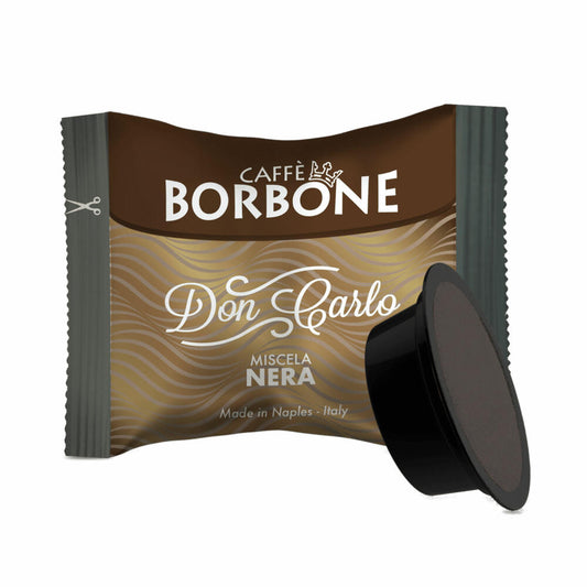 Caffè Borbone Kaffeekapseln Don Carlo Nera, kompatibel mit Lavazza A Modo Mio, 100 Kapseln