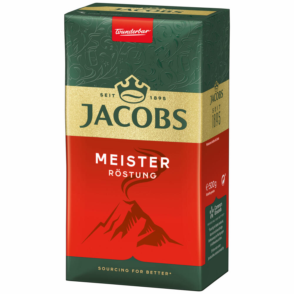 Jacobs Master Roast, Strong Aroma, Filter Coffee, Coffee, for Coffee Machine, 500g