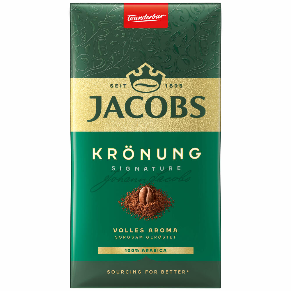 Jacobs Krönung Classic Ground, ground roasted coffee, filter coffee, coffee, 500 g