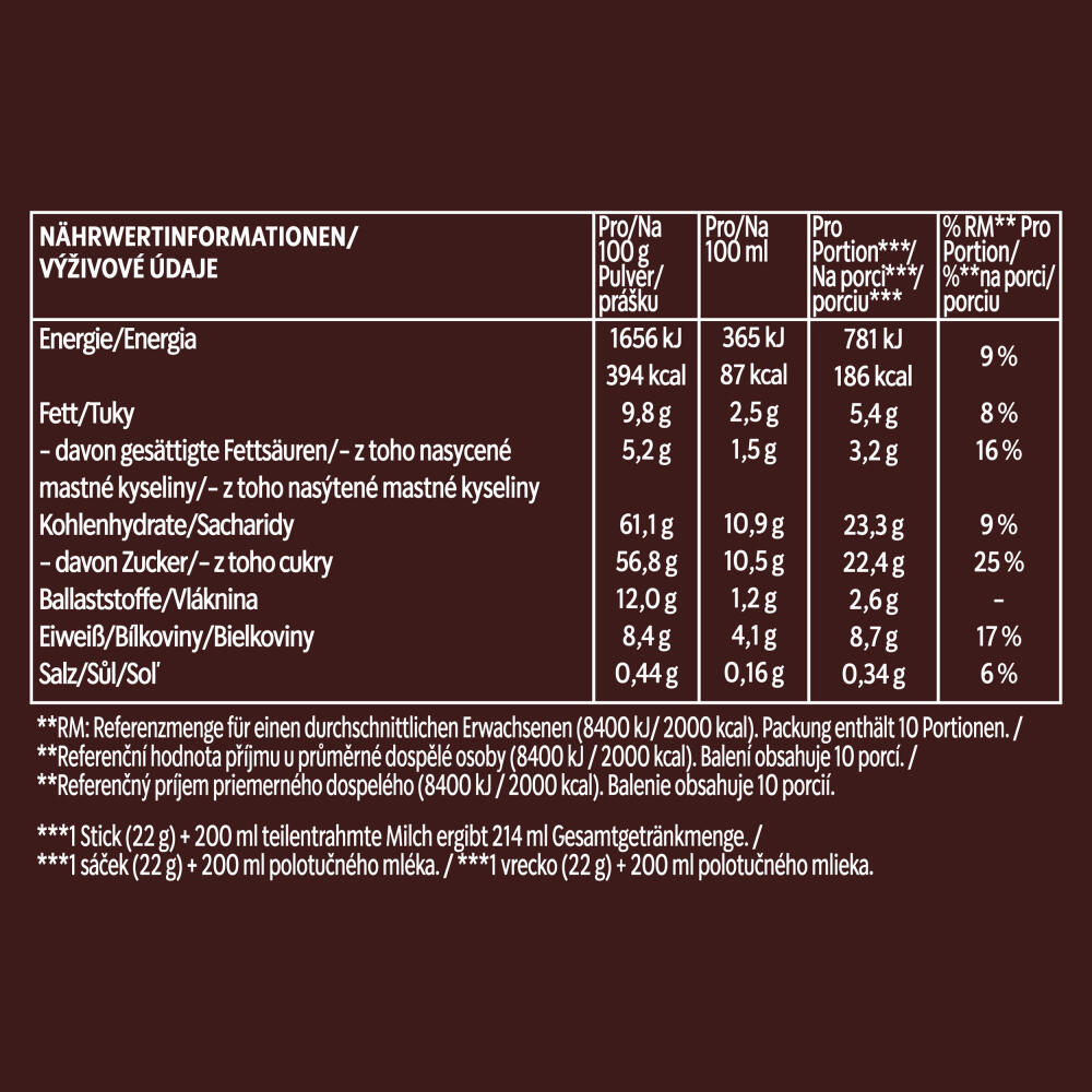 Starbucks Signature Chocolate Salted Caramel, instant drinking chocolate, cocoa sticks, 10 servings