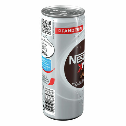 Nescafé Xpress Latte Macchiato, Kaffee, Eiskaffee, Milchkaffee, Frappé, 12 x 250 ml Dose