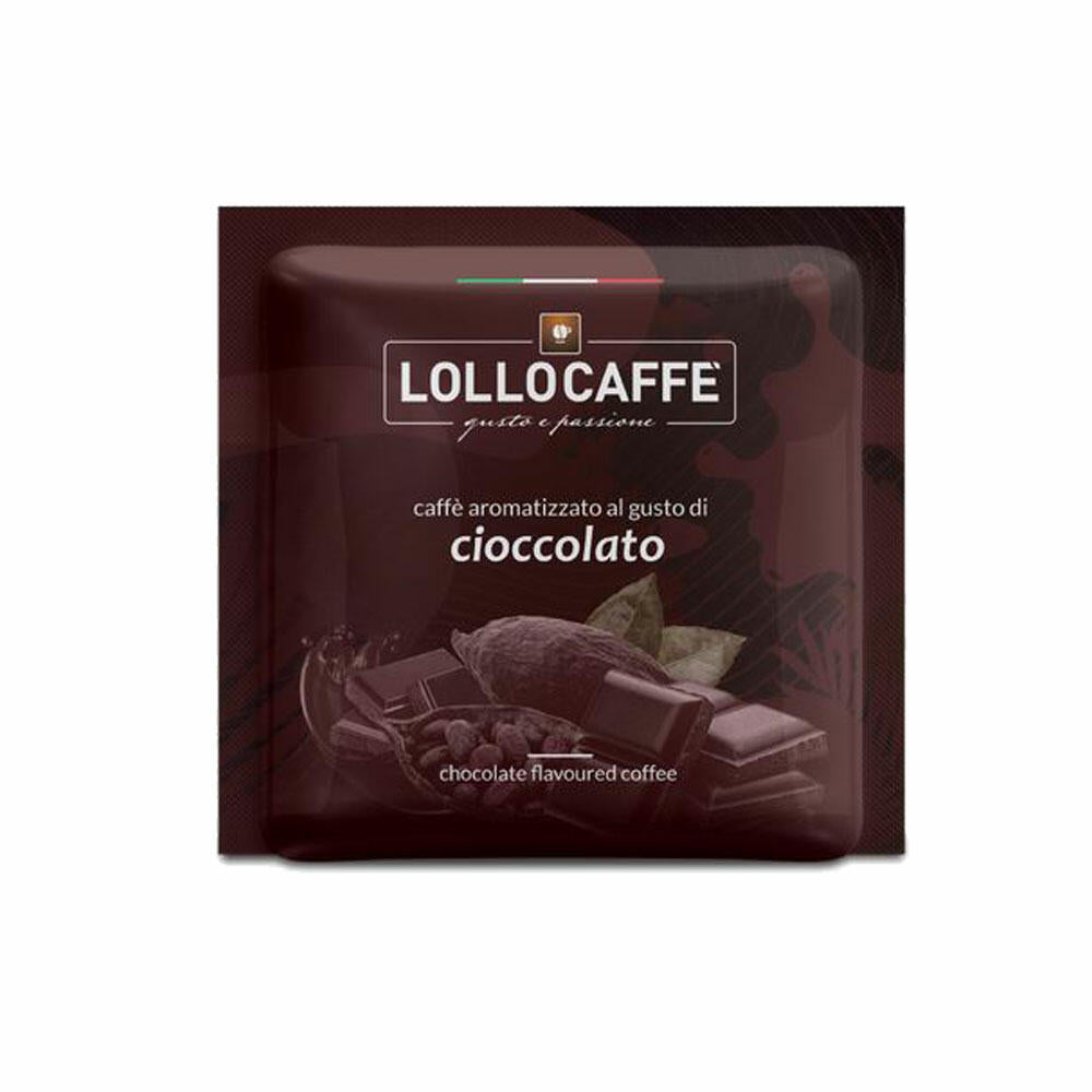 Lollocaffè Kaffeepads Espresso Cioccolato, gemahlener Röstkaffee mit Schokoladennote, 30 ESE-Pads à 7.5 g