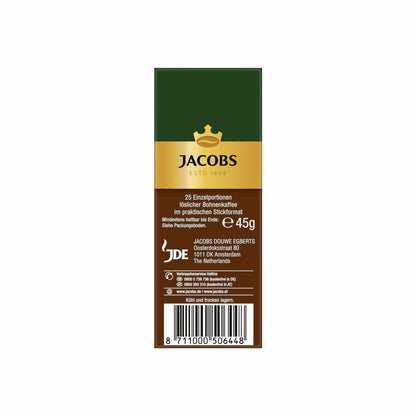 Jacobs Typ Espresso, löslicher Kaffee, Instantkaffee, Instant Kaffee, 25 Einzelportionen